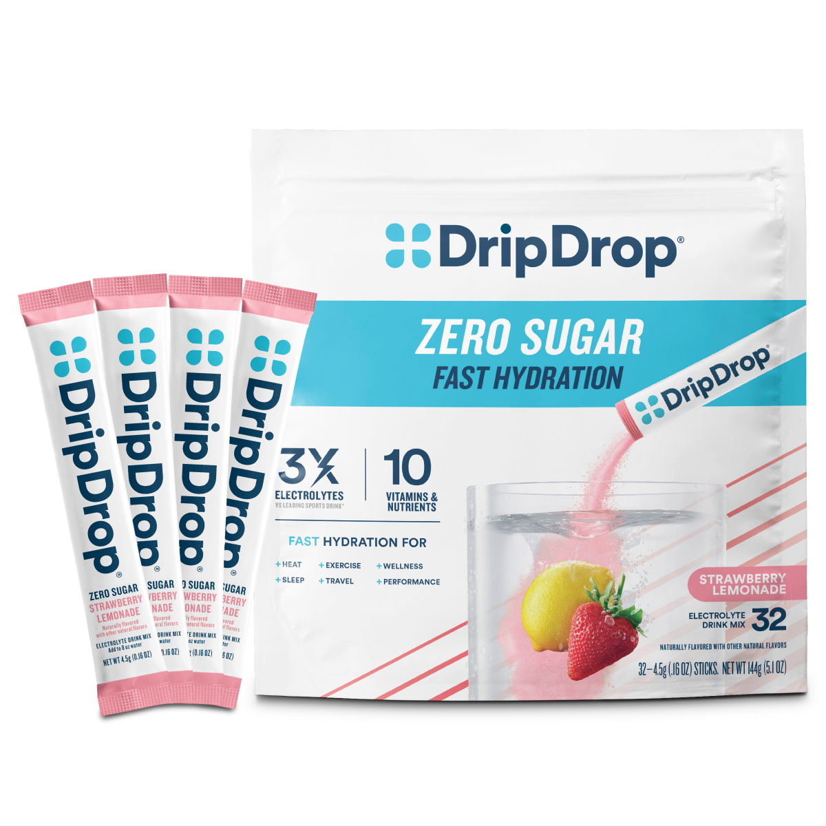 dripdrop-zero-sugar-strawberry-lemonade-electrolyte-powder-8-oz-sticks-32-count-g8 Zero_Strawberry_Lemonade_-_32ct_-_Transparent.png